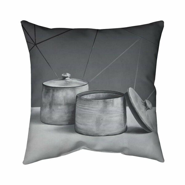 Fondo 26 x 26 in. Old Pot with Lid-Double Sided Print Indoor Pillow FO2794697